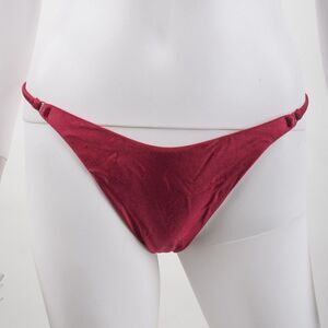 Zimmermann Womens Ruby Poppy Triangle Bikini Bottoms Au 2 US 8 New with Tags
